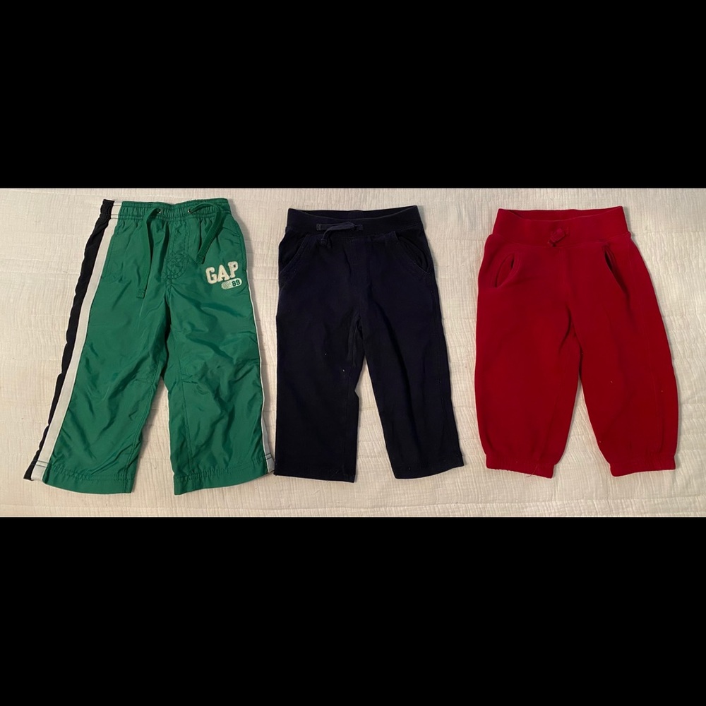 Set of 3 boys 18-24 month Gap pants